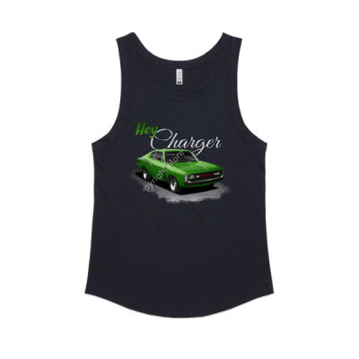 Hey Charger - Green - Women's Sunday Singlet Thumbnail