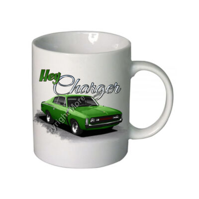 Hey Charger - Green - Boutique Ceramic Mug Thumbnail