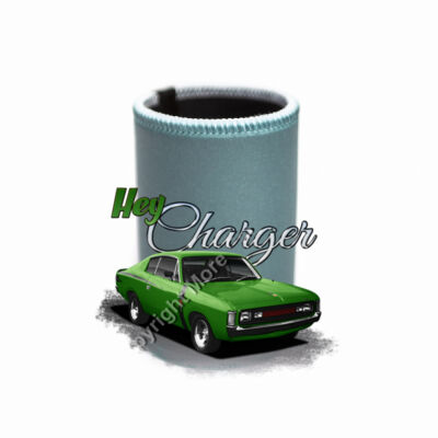 Hey Charger - Green - Stubby Coolers with Base Thumbnail