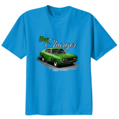 Hey Charger - Green - Unisex Modern Fit Tee Thumbnail