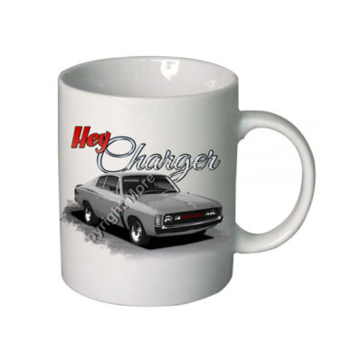 Hey Charger - Grey - Boutique Ceramic Mug Thumbnail