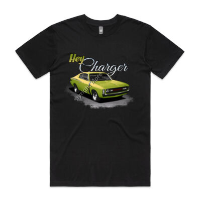 Hey Charger - Lime Green - Mens Staple Tee Thumbnail