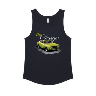 Hey Charger - Lime Green - Women's Sunday Singlet Thumbnail