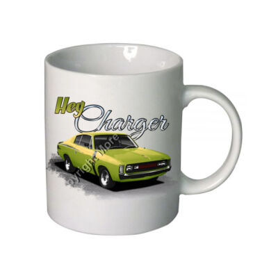 Hey Charger - Lime Green - Boutique Ceramic Mug Thumbnail