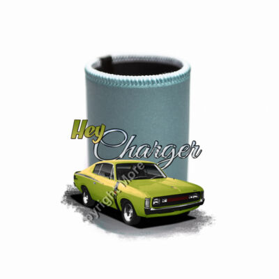 Hey Charger - Lime Green - Stubby Coolers with Base Thumbnail