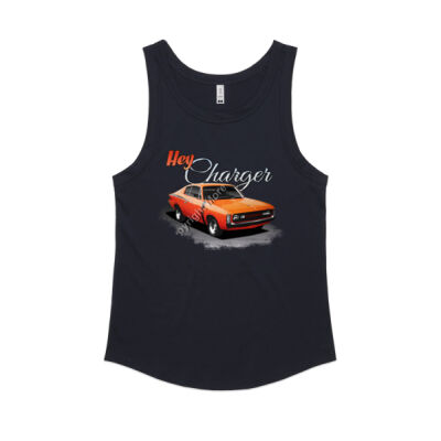 Hey Charger - Orange - Women's Sunday Singlet Thumbnail