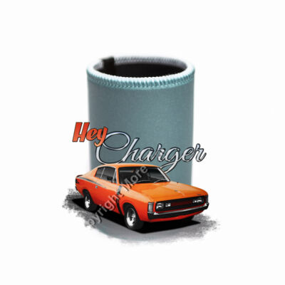 Hey Charger - Orange - Stubby Coolers with Base Thumbnail