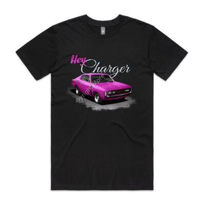 Hey Charger - Pink - Mens Staple Tee Thumbnail