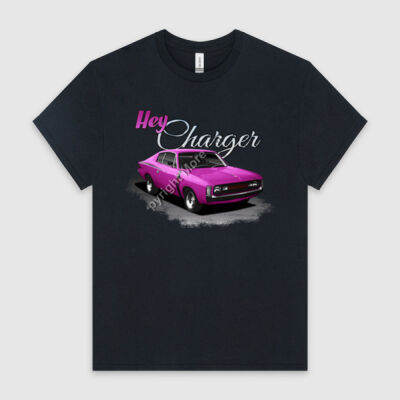 Hey Charger - Pink - HeavyCotton™ Tee Thumbnail