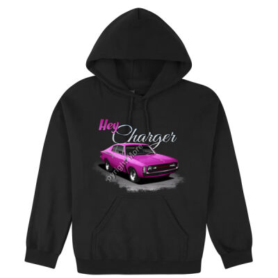 Hey Charger - Pink - Hooded Sweatshirt Thumbnail