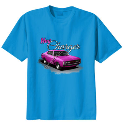 Hey Charger - Pink - Unisex Modern Fit Tee Thumbnail