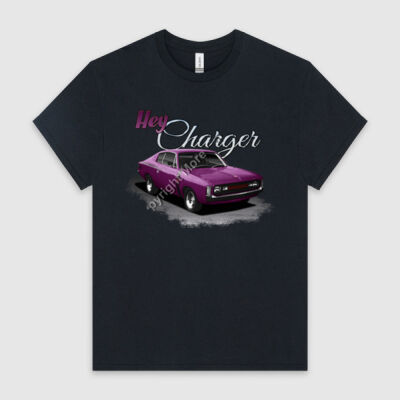 Hey Charger - Purple - HeavyCotton™ Tee Thumbnail