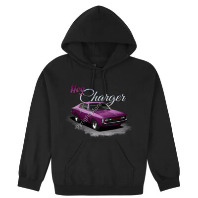 Hey Charger - Purple - Hooded Sweatshirt Thumbnail