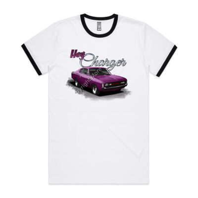 Hey Charger - Purple - Mens Ringer Tee Thumbnail