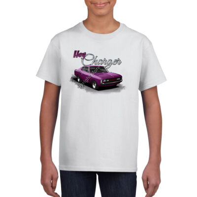 Hey Charger - Purple - Gildan Youth Unisex T Shirt Thumbnail