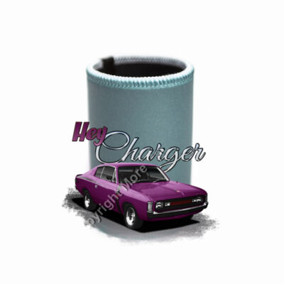 Hey Charger - Purple - Stubby Coolers with Base Thumbnail