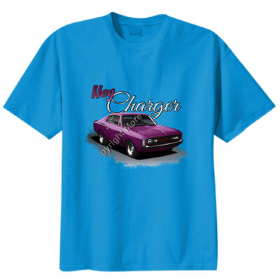 Hey Charger - Purple - Unisex Modern Fit Tee Thumbnail