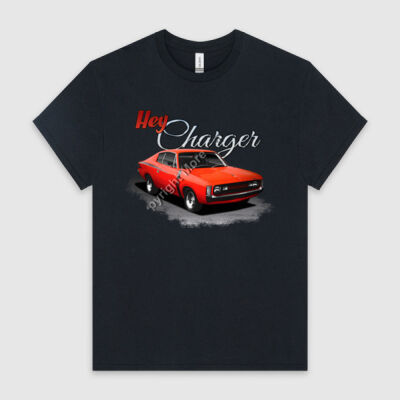 Hey Charger - Red - HeavyCotton™ Tee Thumbnail