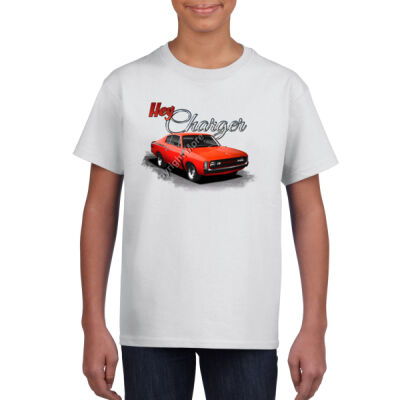 Hey Charger - Red - Gildan Youth Unisex T Shirt Thumbnail