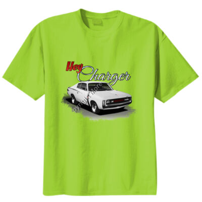 Hey Charger - White - Unisex Modern Fit Tee Thumbnail