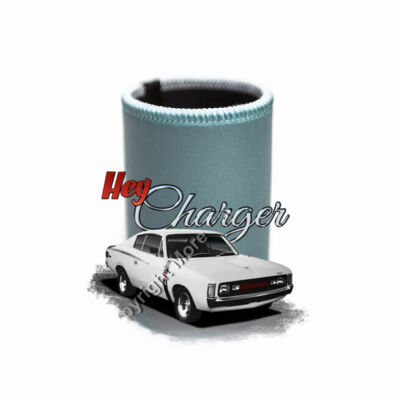 Hey Charger - White - Stubby Coolers with Base Thumbnail