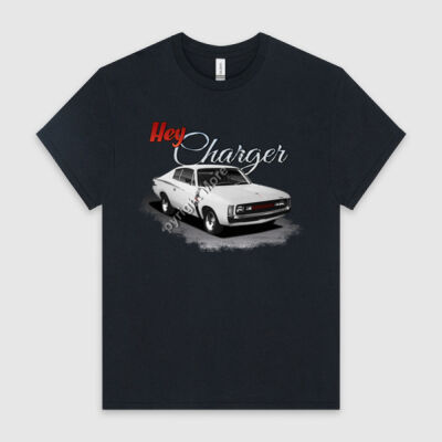 Hey Charger - White - HeavyCotton™ Tee Thumbnail