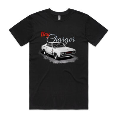 Hey Charger - White - Mens Staple Tee Thumbnail