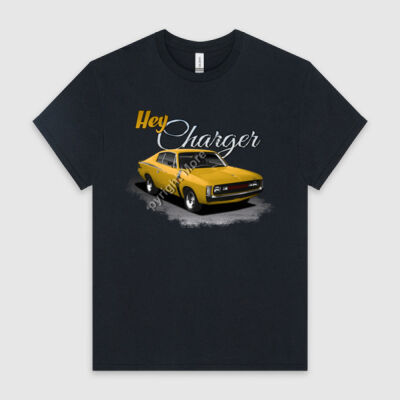 Hey Charger - Yellow - HeavyCotton™ Tee Thumbnail