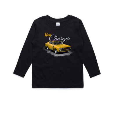 Hey Charger - Yellow - AS Colour Kids Longsleeve Tee Thumbnail
