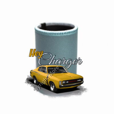 Hey Charger - Yellow - Stubby Coolers with Base Thumbnail