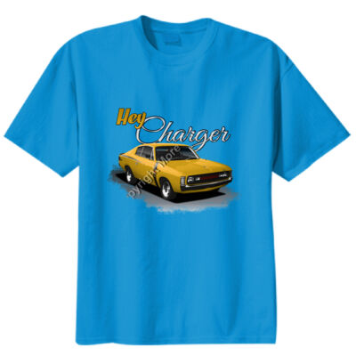 Hey Charger - Yellow - Unisex Modern Fit Tee Thumbnail