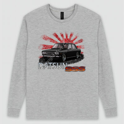 Datsun 1600 - Rising Sun - Black - Ultra Cotton Mens Longsleeve Tee Thumbnail