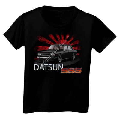Datsun 1600 - Rising Sun - Black - Toddler Unisex T Shirt Thumbnail