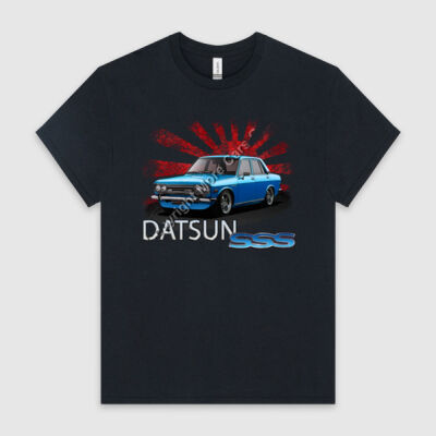 Datsun 1600 - Rising Sun - Blue - HeavyCotton™ Tee Thumbnail