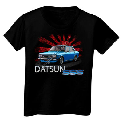 Datsun 1600 - Rising Sun - Blue - Toddler Unisex T Shirt Thumbnail