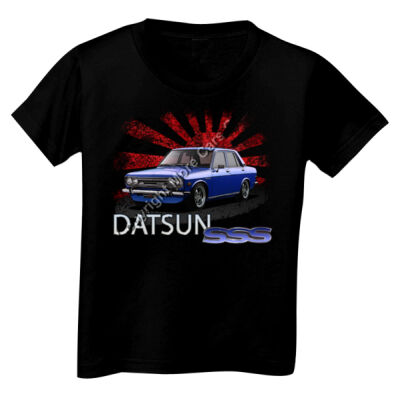 Datsun 1600 - Rising Sun - Dark Blue - Toddler Unisex T Shirt Thumbnail