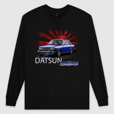 Datsun 1600 - Rising Sun - Dark Blue - Ultra Cotton Mens Longsleeve Tee Thumbnail