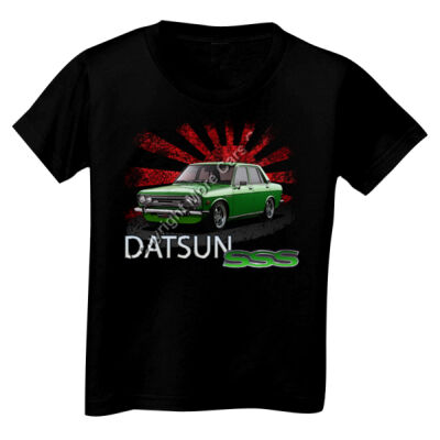 Datsun 1600 - Rising Sun - Green - Toddler Unisex T Shirt Thumbnail