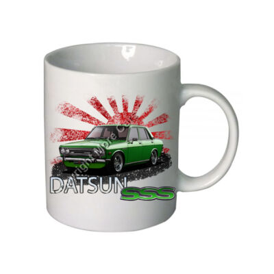 Datsun 1600 - Rising Sun - Green - Boutique Ceramic Mug Thumbnail