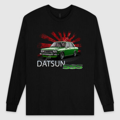 Datsun 1600 - Rising Sun - Green - Ultra Cotton Mens Longsleeve Tee Thumbnail