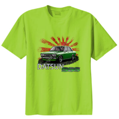 Datsun 1600 - Rising Sun - Green - Unisex Modern Fit Tee Thumbnail