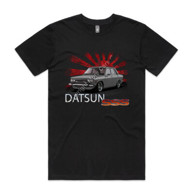 Datsun 1600 - Rising Sun - Grey - Mens Staple Tee Thumbnail