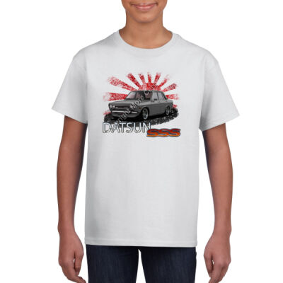 Datsun 1600 - Rising Sun - Grey - Gildan Youth Unisex T Shirt Thumbnail