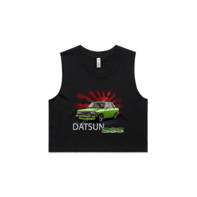 Datsun 1600 - Rising Sun - Lime Green Thumbnail