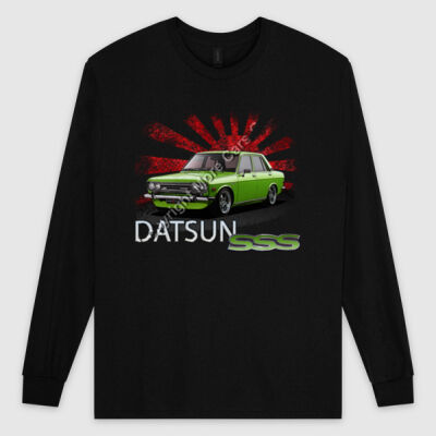 Datsun 1600 - Rising Sun - Lime Green Thumbnail