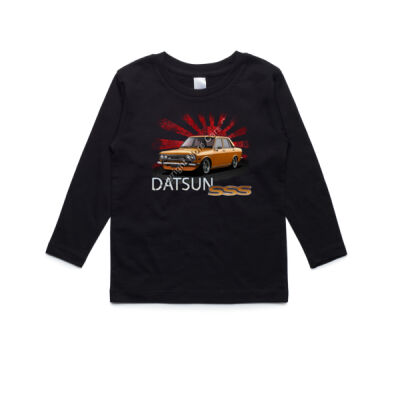 Datsun 1600 - Rising Sun - Orange - AS Colour Kids Longsleeve Tee Thumbnail