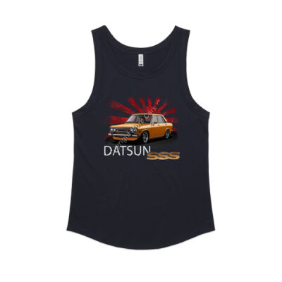 Datsun 1600 - Rising Sun - Orange - Women's Sunday Singlet Thumbnail