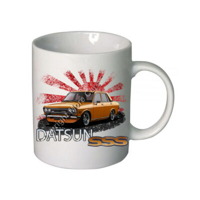 Datsun 1600 - Rising Sun - Orange - Boutique Ceramic Mug Thumbnail