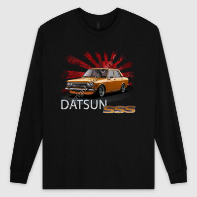 Datsun 1600 - Rising Sun - Orange - Ultra Cotton Mens Longsleeve Tee Thumbnail
