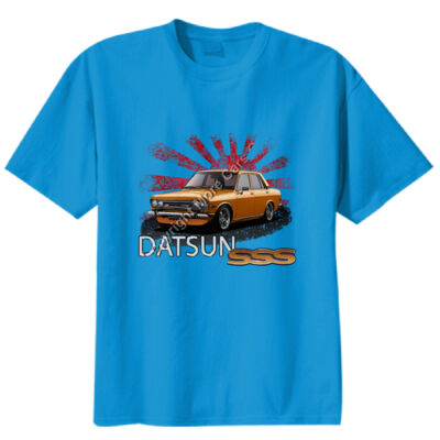 Datsun 1600 - Rising Sun - Orange - Unisex Modern Fit Tee Thumbnail
